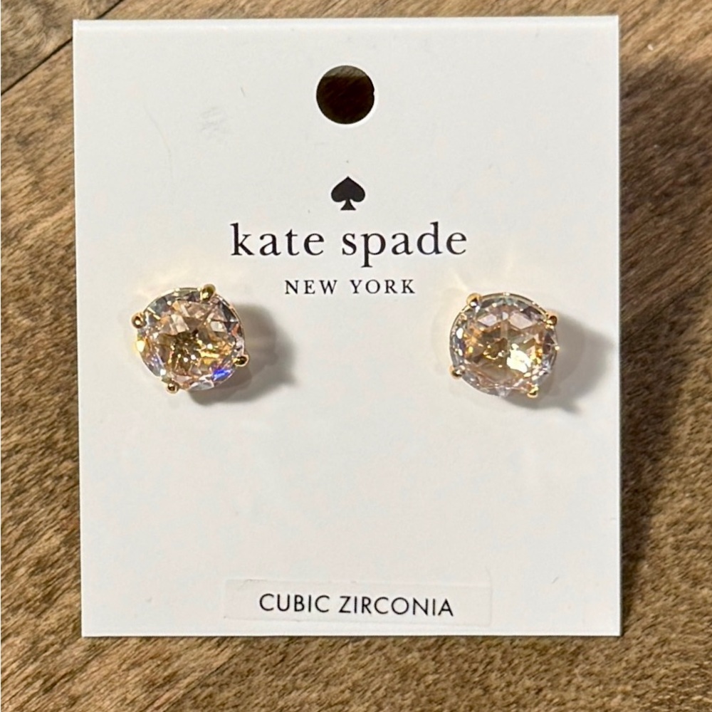 Kate Spade Gold-Tone Gumdrop Earrings NWT ✨ - Picture 7 of 7